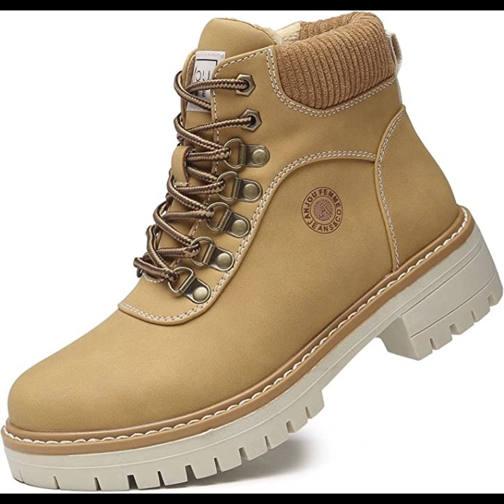 New Womens Cold Resistant Fur Lined Snow Boots Multiple Sizes - Picture 2 of 2